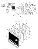 WIRING MATERIAL Diagram and Parts List for RK962G*K2  Hotpoint Microwave Oven Combo
