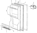 Section Diagram and Parts List for SSD4CJC  Hotpoint Refrigerator