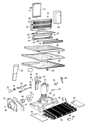 Part Location Diagram of WR17X2086 GE BAFFLE-RIGHT SIDE