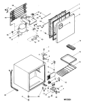 Part Location Diagram of WR13X5124 GE TOP HINGE