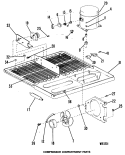 Part Location Diagram of WR60X25785 GE BLADE FAN EVAP Assembly