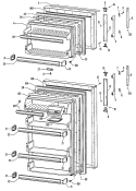 Section Diagram and Parts List for CTA15CJCRAD  Hotpoint Refrigerator