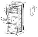 Part Location Diagram of WR78X7708 GE FF O.DOOR RH (White)