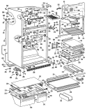 Part Location Diagram of WR71X1810 GE SHELF WIRE FRZ