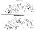 BACKSPLASH ASM. Diagram and Parts List for DLB2650BGL  Hotpoint Dryer