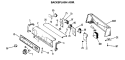 Part Location Diagram of WE19X0851 GE SW TRIM Assembly