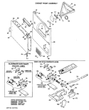 CABINET FRONT ASSEMBLY Diagram and Parts List for DLL2750BAL  Hotpoint Dryer