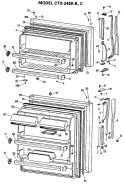 Part Location Diagram of WR71X1767 GE FRONT DOOR SHELF