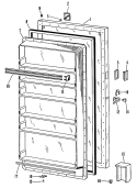 Part Location Diagram of WR78X8191 GE O. D. PANEL