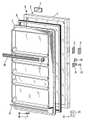 Part Location Diagram of WR78X8195 GE O. D. PANEL