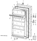 Part Location Diagram of WR78X8193 GE OUTER LID PANEL