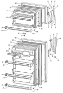 Part Location Diagram of WR77X5683 GE DOOR INNER FF