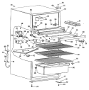 Section Diagram and Parts List for CTA15CLBRWH  Hotpoint Refrigerator