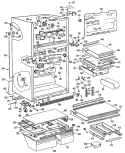 Part Location Diagram of WR17X2424 GE SHROUD