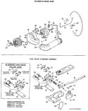 BLOWER & DRIVE ASM. Diagram and Parts List for DLL2900MBL  Hotpoint Dryer
