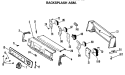 BACKSPLASH ASM. Diagram and Parts List for DLB2900MAL  Hotpoint Dryer