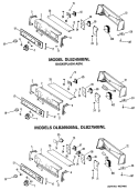Part Location Diagram of WH42X2004 GE TRIM TOP