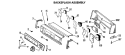 BACKSPLASH ASSEMBLY Diagram and Parts List for DRB2885KAL  General Electric Dryer