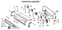 BACKSPLASH ASSEMBLY Diagram and Parts List for DRL2885KAL  General Electric Dryer