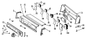Section Diagram and Parts List for DRB2885KBL  General Electric Dryer