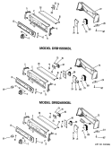 Section Diagram and Parts List for DRB1255KBL  General Electric Dryer