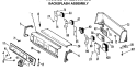 BACKSPLASH ASSEMBLY Diagram and Parts List for DRL2885KBL  General Electric Dryer