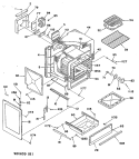 Part Location Diagram of WB14X103 GE Hinge with Roller - Left Side