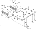 Section Diagram and Parts List for 14788L0  General Electric Range