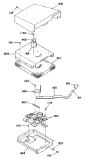 Section Diagram and Parts List for 14888B0  General Electric Range