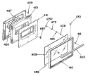 Part Location Diagram of WB56X1910 GE OV DOOR INS RETAINER
