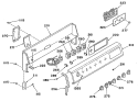 Part Location Diagram of WB21X36771 GE Range Infinite Heat Switch Kit