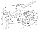 Section Diagram and Parts List for 24688B0  General Electric Range