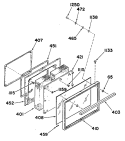 Section Diagram and Parts List for L3B325G0L0  General Electric Range