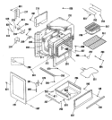 Section Diagram and Parts List for L3B315GL0  General Electric Range