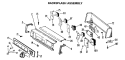 BACKSPLASH ASSEMBLY Diagram and Parts List for DRL2885MAL  General Electric Dryer