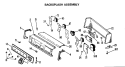 BACKSPLASH ASSEMBLY Diagram and Parts List for DRL2885MBL  General Electric Dryer