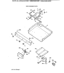 GAS & BURNER PARTS Diagram and Parts List for JGBS23GEV4AD  General Electric Range