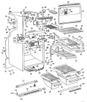 Part Location Diagram of WR32X0725 GE KNOB SLIDE