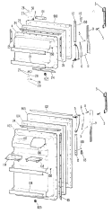 Part Location Diagram of WR78X7108 GE FF O.DOOR-LH CAB.(White)