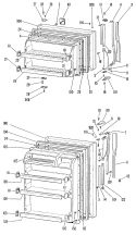 Section Diagram and Parts List for TBX18LHCR  General Electric Refrigerator
