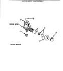 WATER VALVE ASSEMBLY Diagram and Parts List for WR57X90  General Electric Water Filter System