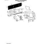 BACKSPLASH ASM. Diagram and Parts List for DDC6000FAL  General Electric Dryer