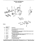 TIMER ASSEMBLY Diagram and Parts List for DDC4492AGL  General Electric Dryer