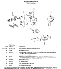 TIMER ASSEMBLY Diagram and Parts List for DDC6000FBL  General Electric Dryer
