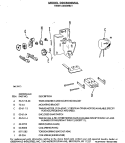 TIMER ASSEMBLY Diagram and Parts List for DDC5000MAL  General Electric Dryer