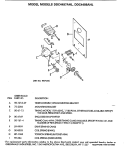 Section Diagram and Parts List for DDC4497AHL  General Electric Dryer