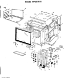 CONTROL PARTS Diagram and Parts List for JHP56*VA  General Electric Range
