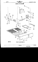 Section Diagram and Parts List for TCX-20ZKC  General Electric Freezer