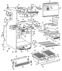 Section Diagram and Parts List for CTF17PBDL  Hotpoint Refrigerator