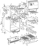 Section Diagram and Parts List for CTF17GBFR  Hotpoint Refrigerator